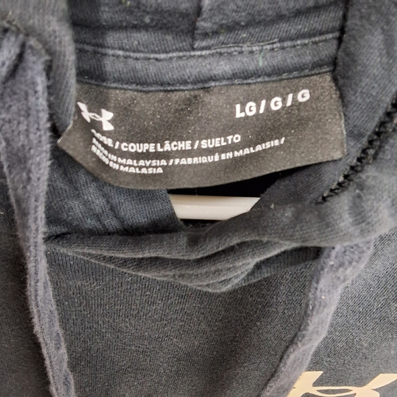 Under Armour Black Hoodie Sweatshirt - Picture 4 of 9